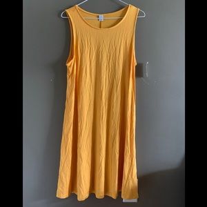 Golden Yellow Swing Dress